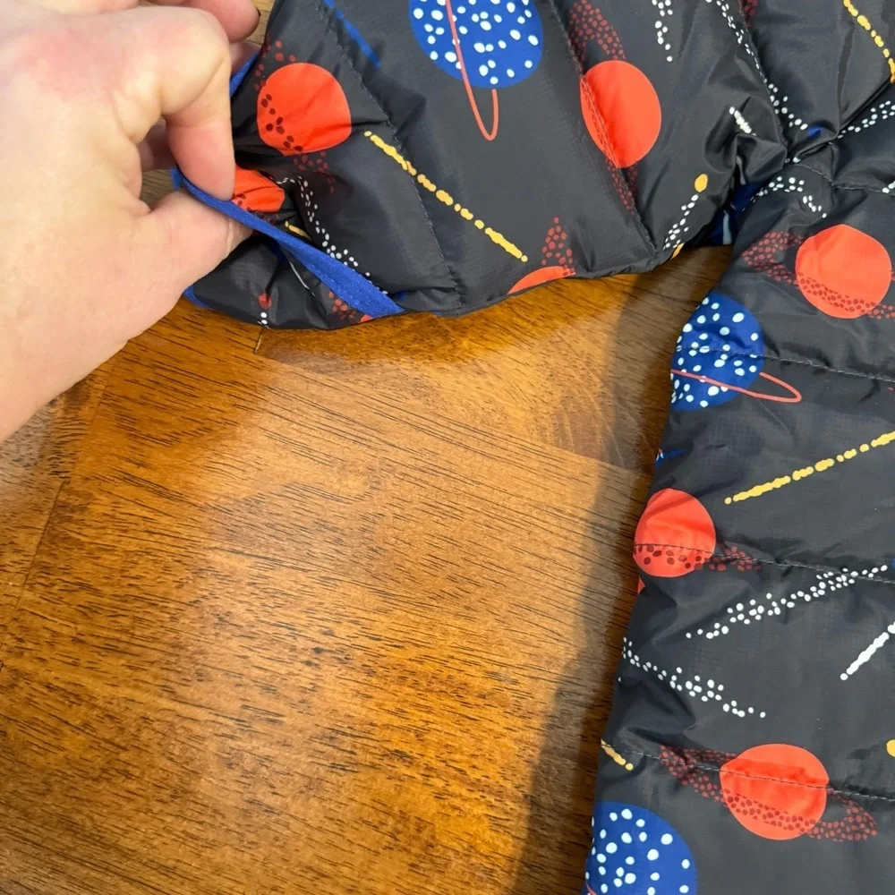 Hanna Andersson Cosmos Insulated Blue and Black Snowsuit Space size 6-12 months - Picture 7 of 7